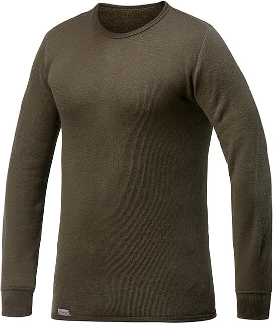 Woolpower Crewneck 200 Merino LS Shirt Pine Green