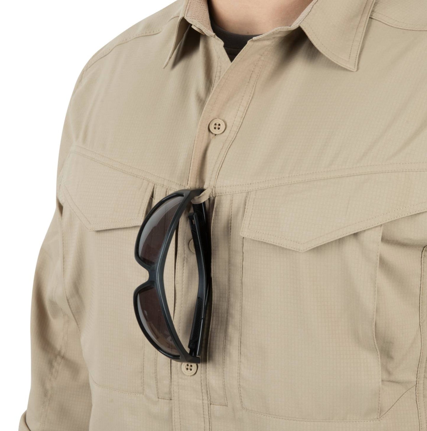 Helikon-Tex Defender MKII Tropical Shirt LS Silver Mink