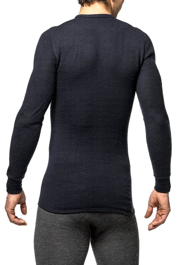 Woolpower Crewneck 200 Merino LS Shirt Pine Green